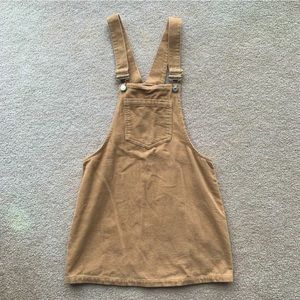 Forever 21 | Corduroy Overall Mini Dress | SMALL